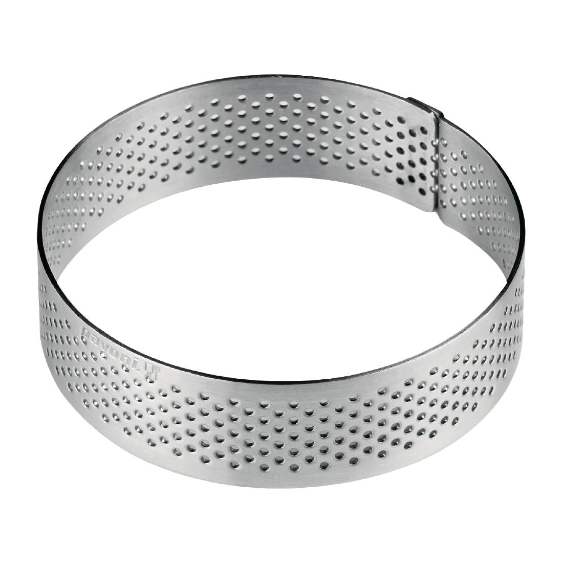 Pavoni Round Stainless Steel Mould 70x20mm (HX552)
