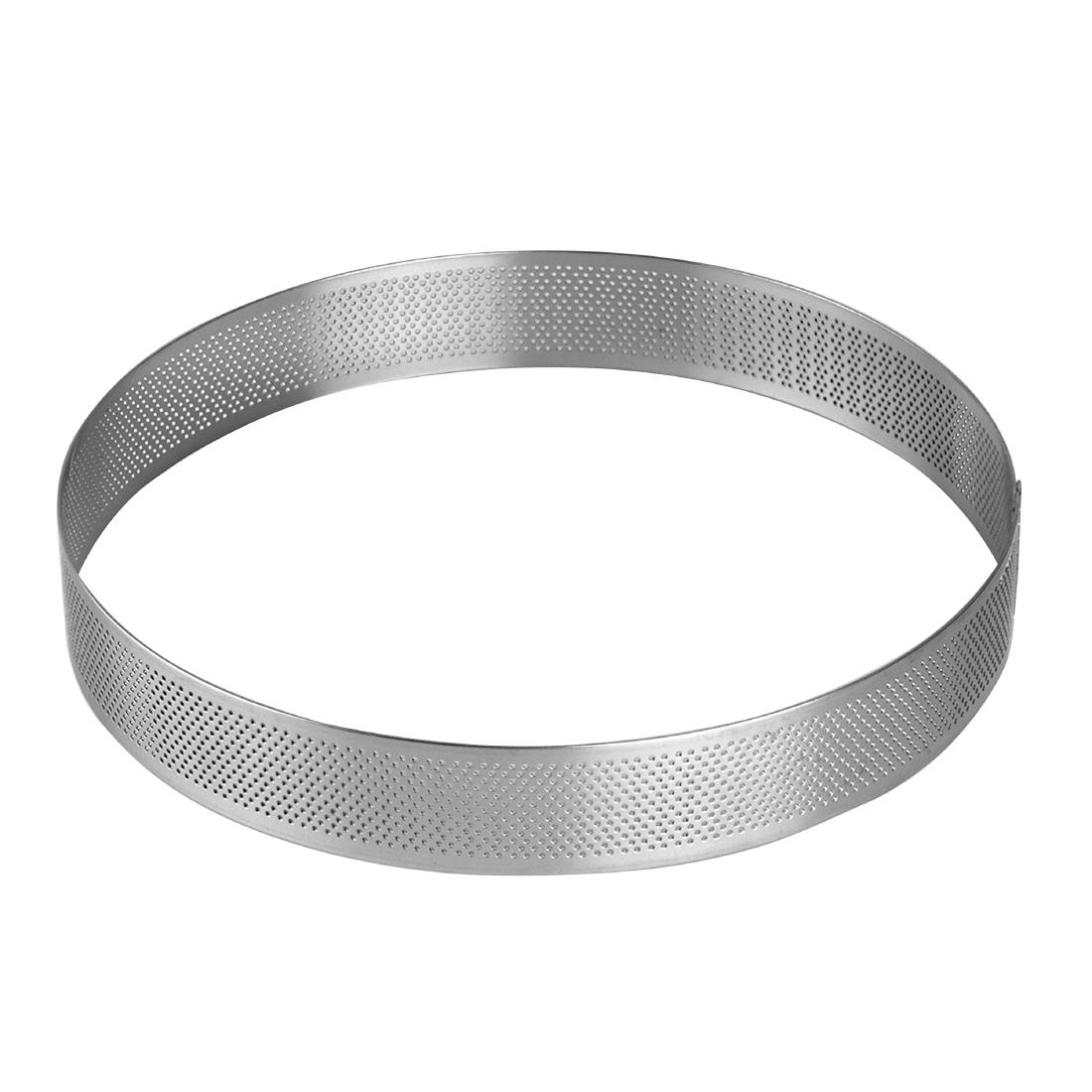 Pavoni Round Stainless Steel Mould 230x35mm (HX554)