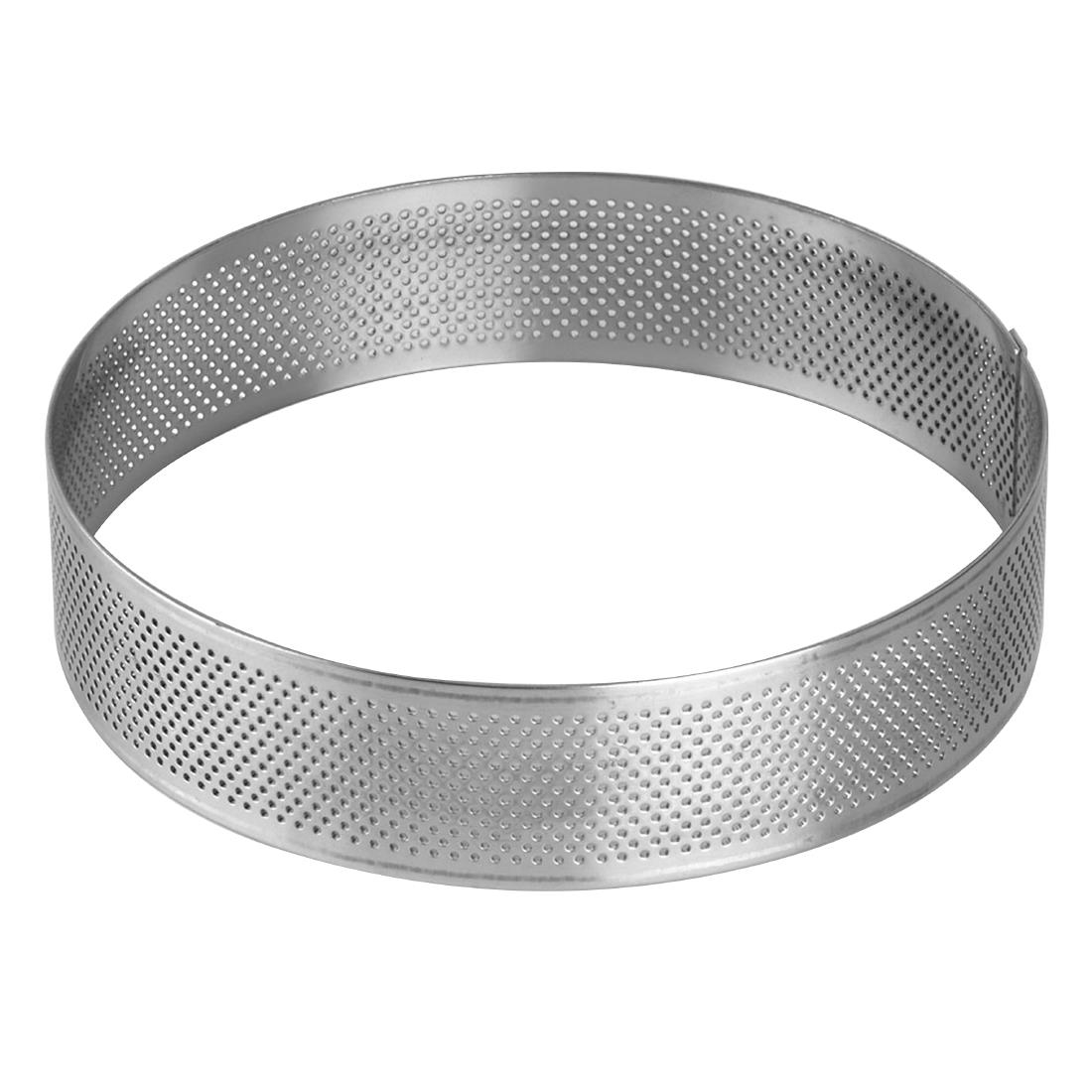 Pavoni Round Stainless Steel Mould 150x35mm (HX555)