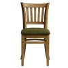 Manhattan Dining Chair in Weathered Oak with Shetland Forest Seat Pack of 2 (HX819)