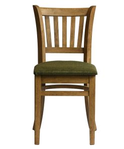 Manhattan Dining Chair in Weathered Oak with Shetland Forest Seat Pack of 2 (HX819)