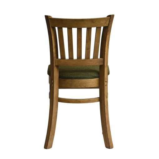 Manhattan Dining Chair in Weathered Oak with Shetland Forest Seat Pack of 2 (HX819)