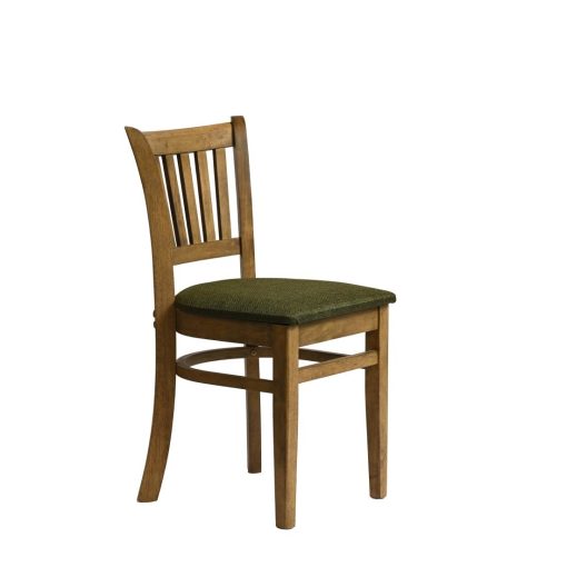 Manhattan Dining Chair in Weathered Oak with Shetland Forest Seat Pack of 2 (HX819)