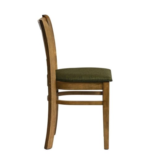 Manhattan Dining Chair in Weathered Oak with Shetland Forest Seat Pack of 2 (HX819)