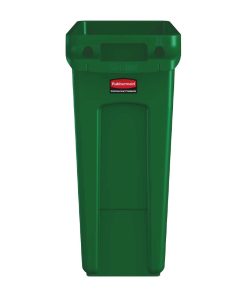 Rubbermaid Slim Jim Bin with Venting Channels Green 60Ltr (HY011)