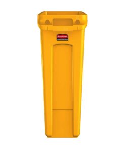 Rubbermaid Slim Jim Bin with Venting Channels Yellow 87Ltr (HY012)