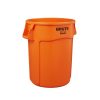 Rubbermaid BRUTE Container Hi-Visibility Orange 167Ltr (HY014)