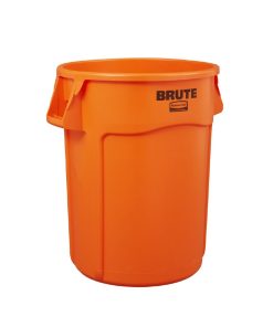 Rubbermaid BRUTE Container Hi-Visibility Orange 167Ltr (HY014)
