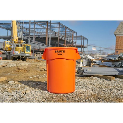 Rubbermaid BRUTE Container Hi-Visibility Orange 167Ltr (HY014)