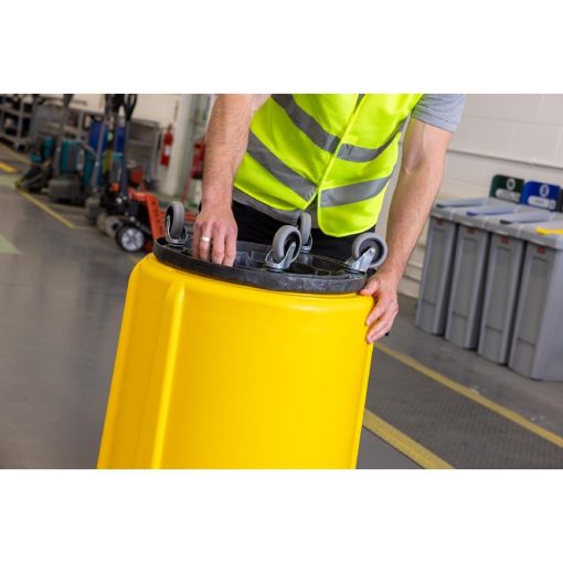 Rubbermaid BRUTE Container Yellow 75-7Ltr (HY020)