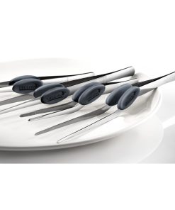 Deglon Angled Fish Bone Tweezers Bevelled Ends 12cm (HY087)