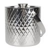 Olympia Geo Double Wall Ice Bucket Stainless Steel 1950ml (HY134)
