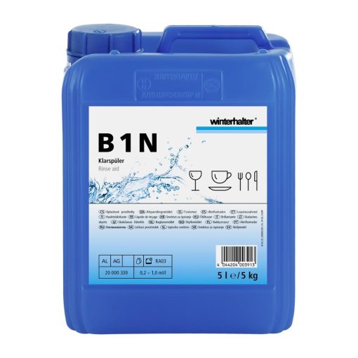 Winterhalter B1N Neutral Rinse Aid 5Ltr (HY205)