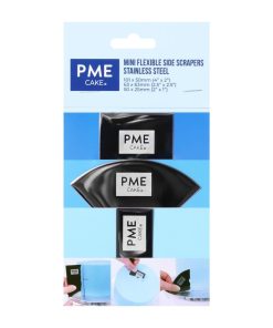 PME Mini Flexible Icing Side Scrapers 3 Pack (HZ038)