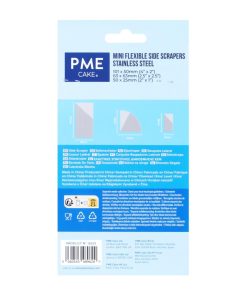 PME Mini Flexible Icing Side Scrapers 3 Pack (HZ038)