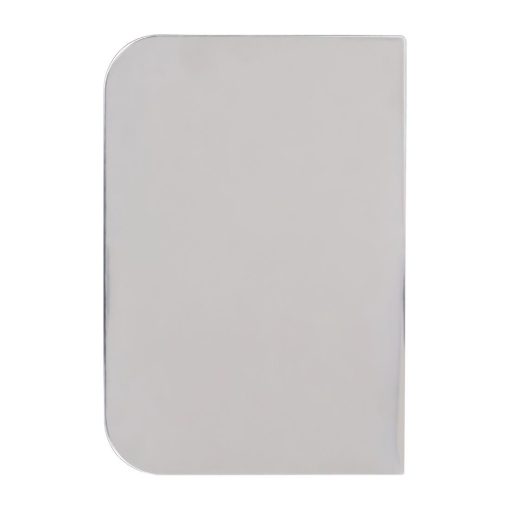 PME Side Scraper Stainless Steel Plain 126x88mm (HZ039)