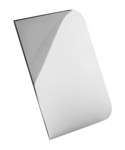 PME Side Scraper Stainless Steel Plain 126x88mm (HZ039)