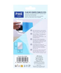 PME Side Scraper Stainless Steel Plain 126x88mm (HZ039)