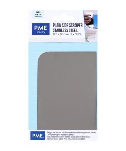 PME Side Scraper Stainless Steel Plain 126x88mm (HZ039)
