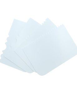 PME Side Scrapers Patterned Edge Plastic 4 Pack (HZ040)