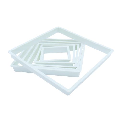 PME Classic Square Cutter 6 Pack (HZ043)