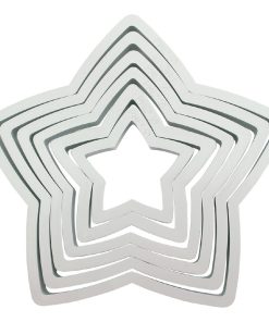 PME Classic Star Shape Cutter 6 Pack (HZ044)