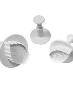 PME Foliage Veined Rose Leaf Plunger Cutter 3 Pack (HZ049)