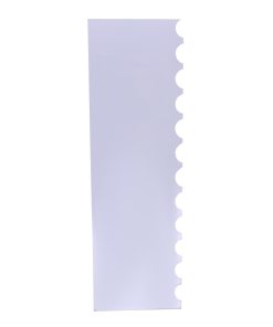 PME Side Scraper Patterned Acrylic Scallop 255mm (HZ050)