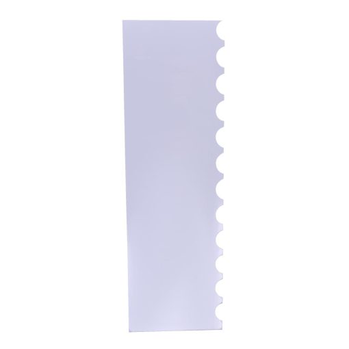 PME Side Scraper Patterned Acrylic Scallop 255mm (HZ050)
