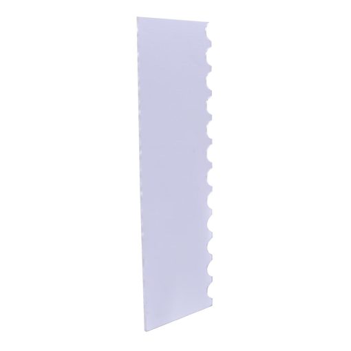 PME Side Scraper Patterned Acrylic Scallop 255mm (HZ050)