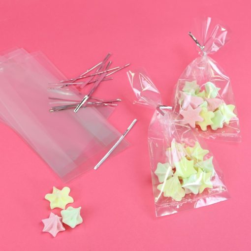PME Party Bags with Silver Ties 25 Pack (HZ053)