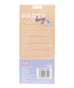 PME Party Bags with Silver Ties 25 Pack (HZ053)