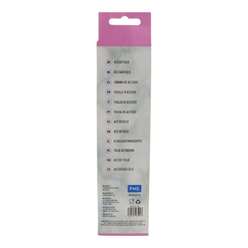 PME Food Safe Acetate 5 Meter Roll 200mm (HZ059)
