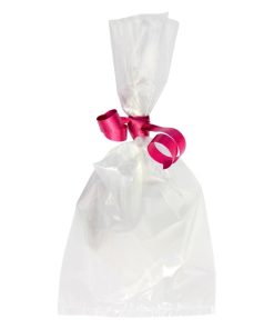 PME Cake Pop Bags with Silver Ties 254x76mm 25 Pack (HZ061)