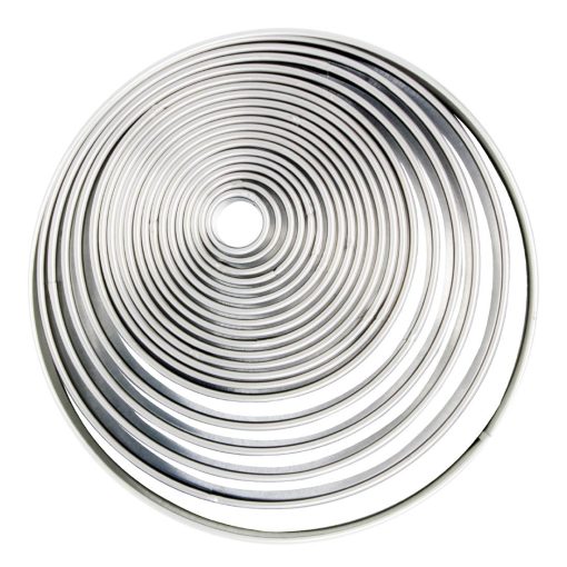 PME Round Stainless Steel Cutters 19 Pack (HZ073)