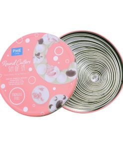PME Round Stainless Steel Cutters 19 Pack (HZ073)