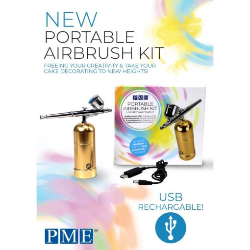 PME Portable USB Rechargeable Airbrush Kit (HZ076)