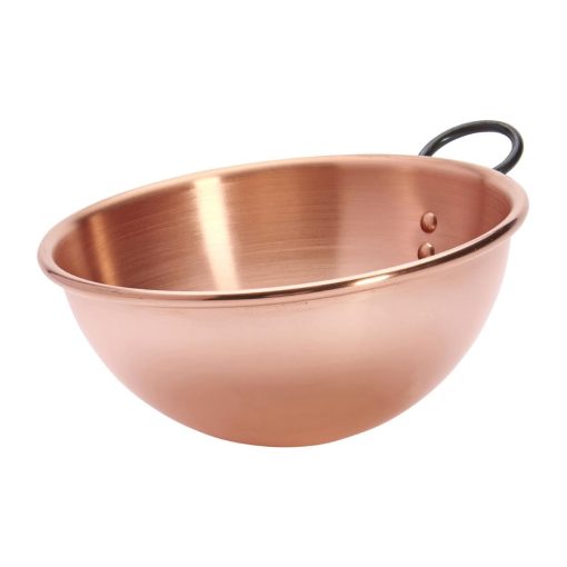 De Buyer Copper Egg Whites Bowl with Cast Iron Ring Handle 200mm (HZ140)