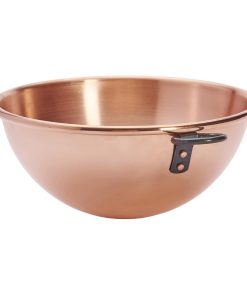 De Buyer Copper Egg Whites Bowl with Cast Iron Ring Handle 200mm (HZ140)
