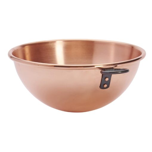 De Buyer Copper Egg Whites Bowl with Cast Iron Ring Handle 200mm (HZ140)