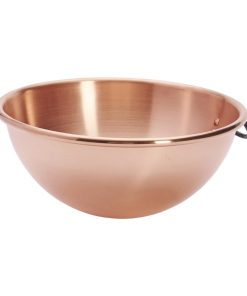 De Buyer Copper Egg Whites Bowl with Cast Iron Ring Handle 200mm (HZ140)