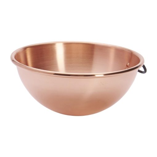 De Buyer Copper Egg Whites Bowl with Cast Iron Ring Handle 200mm (HZ140)