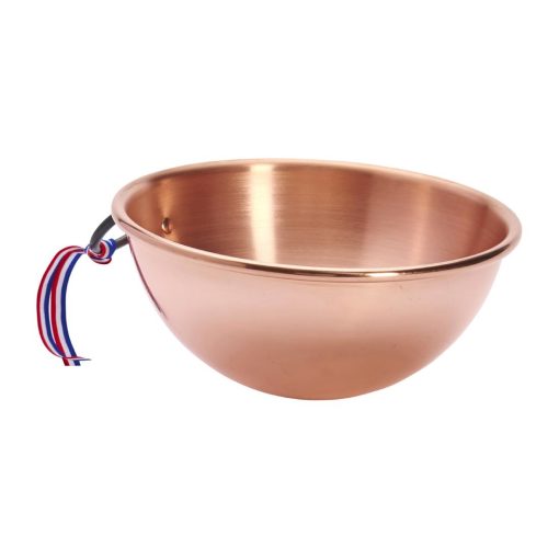 De Buyer Copper Egg Whites Bowl with Cast Iron Ring Handle 200mm (HZ140)