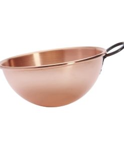 De Buyer Copper Egg Whites Bowl with Cast Iron Ring Handle 200mm (HZ140)