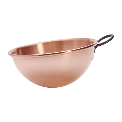 De Buyer Copper Egg Whites Bowl with Cast Iron Ring Handle 200mm (HZ140)