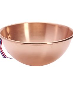 De Buyer Copper Egg Whites Bowl with Cast Iron Ring Handle 200mm (HZ140)