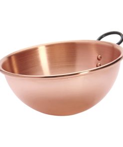 De Buyer Copper Egg Whites Bowl with Cast Iron Ring Handle 200mm (HZ141)