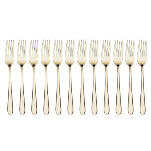 Olympia Buckingham Table Forks Champagne Gold 12 Pack (HZ232)