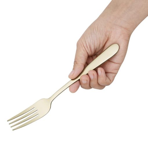 Olympia Buckingham Table Forks Champagne Gold 12 Pack (HZ232)