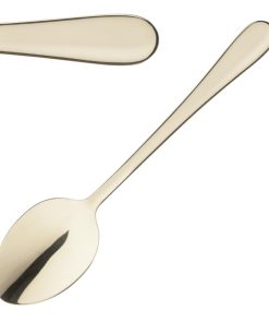 Olympia Buckingham Dessert Spoons Champagne Gold 12 Pack (HZ233)